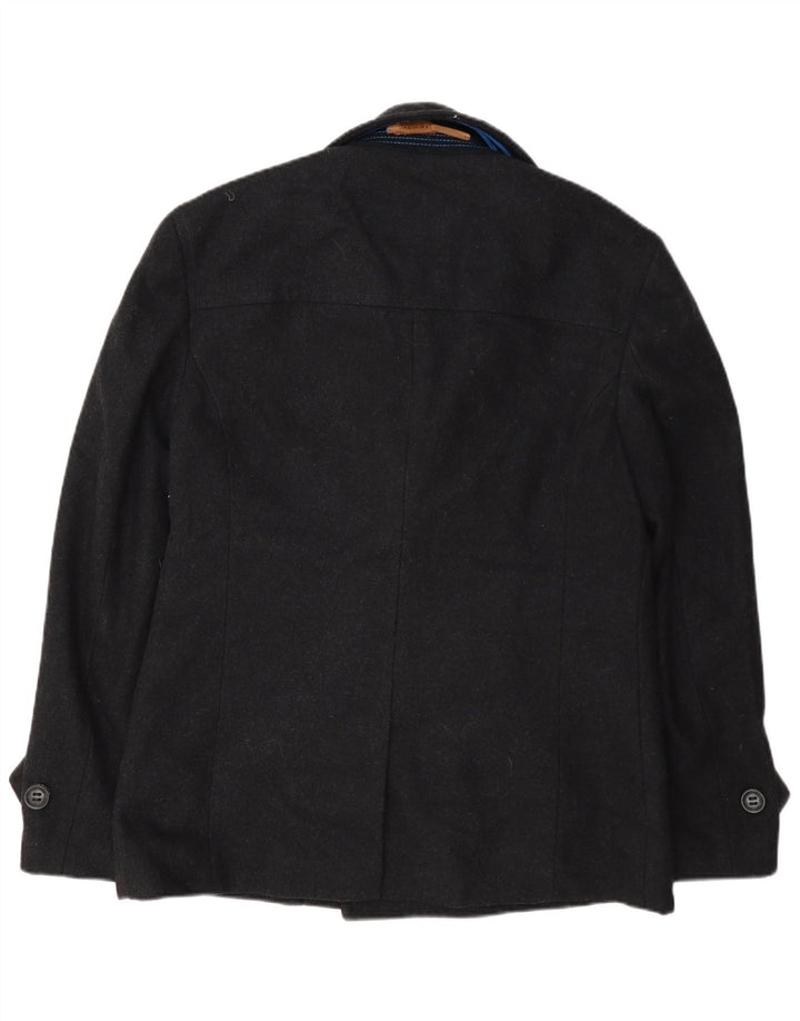 Superdry Ανδρικό Παλτό μπιζελιού UK 42 XL Γκρι
