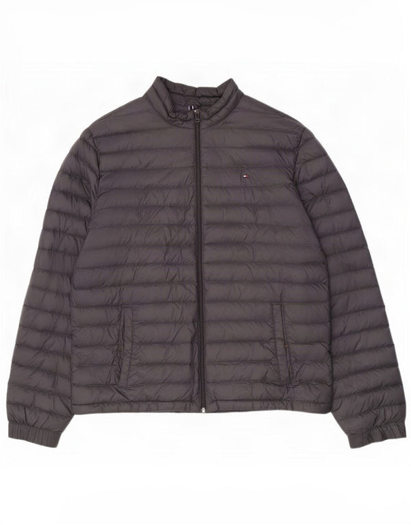 Tommy Hilfiger Ανδρικό μπουφάν με επένδυση UK 44 2XL Γκρι νάιλον