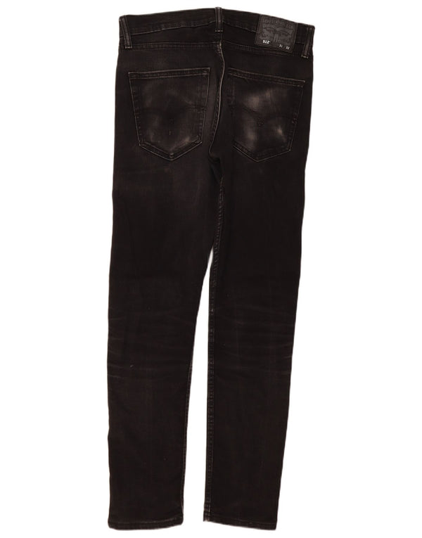 Ανδρικό τζιν Levi's Slim Tapered W31 L32 Μαύρο βαμβακερό