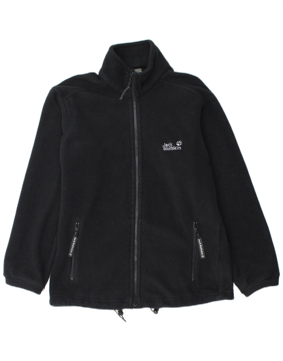 JACK WOLFSKIN Ανδρικό Fleece Jacket UK 36/38 Μικρό μαύρο πολυεστέρα