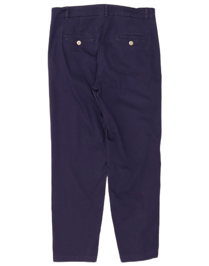 Marks & Spencer Γυναικείο παντελόνι Chino UK 12 Medium W32 L28 Navy Blue
