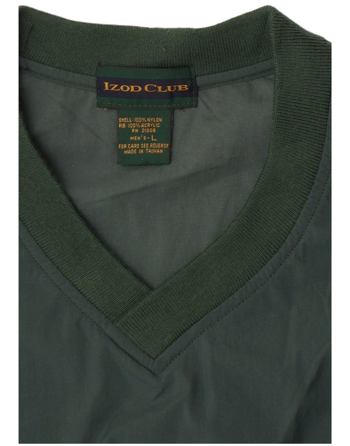 Ανδρική φόρμα πουλόβερ Izod Top Large Green Nylon