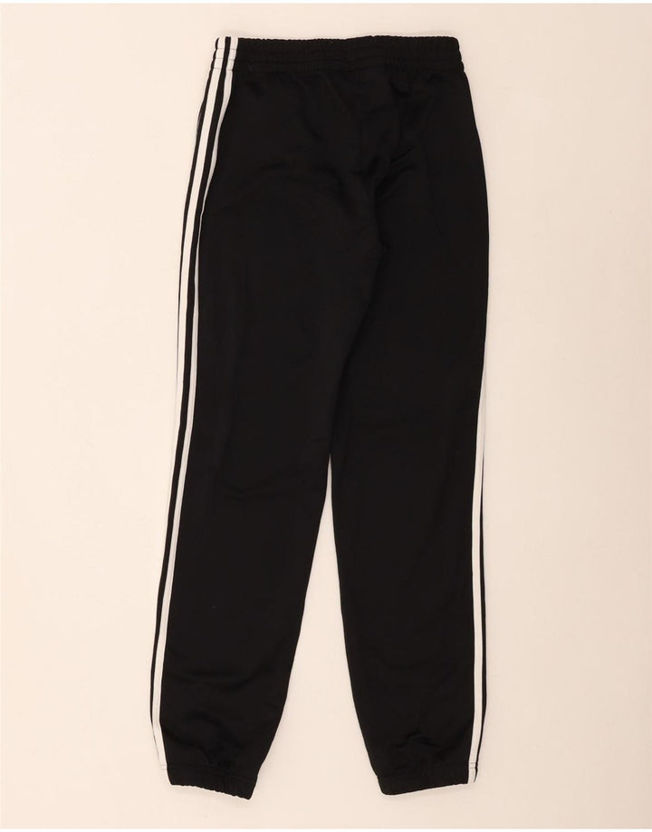 Adidas Boys Tracksuit Trousers Joggers 12-13 Years Black Polyester