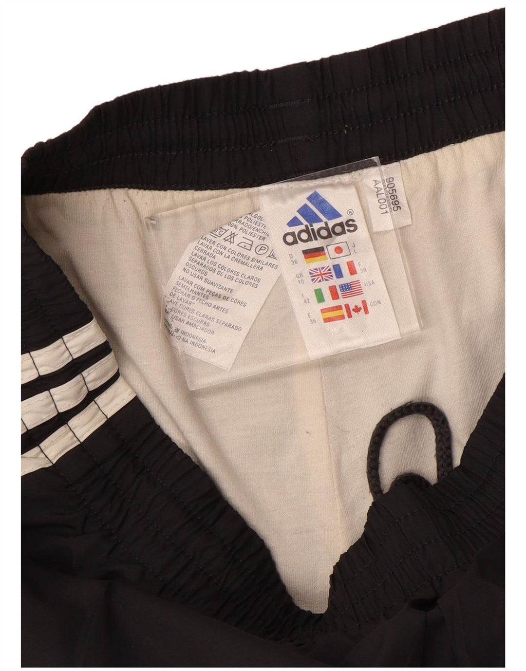 Γυναικείο αθλητικό σορτς Adidas UK 10 Small Black Polyester