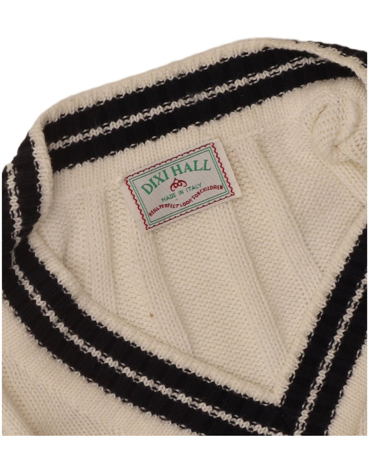 Vintage γυναικείο γιλέκο Tank Top UK 14 Medium White