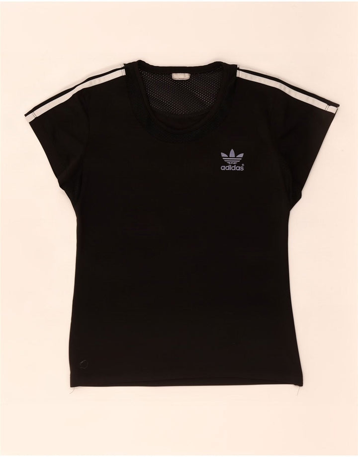 Adidas Γυναικείο T-Shirt Top UK 10 Small Black