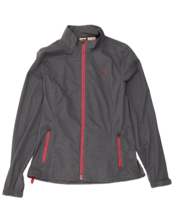 Γυναικεία αθλητική φόρμα Puma Top Jacket UK 10 Small Grey Ride Polyester