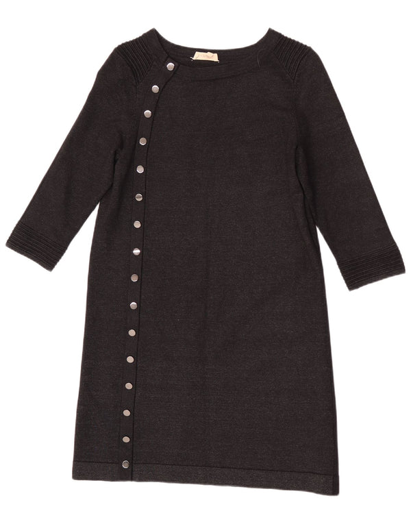 Phase Eight Γυναικείο φόρεμα 3/4 με μανίκια UK 10 Small Black Viscose