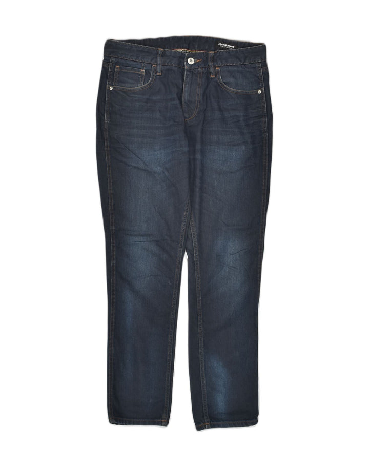 JACK & JONES Womens Tapered Jeans W31 L30 Navy Blue Cotton | Vintage Jack & Jones | Thrift | Second-Hand Jack & Jones | Used Clothing | Messina Hembry 