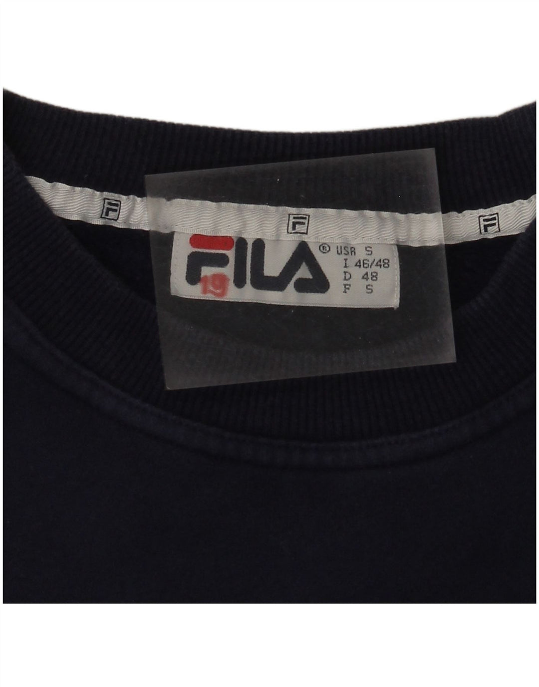 Ανδρικό γραφικό φούτερ Fila Jumper IT 46/48 Small Navy Blue Colourblock
