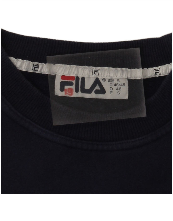 Ανδρικό γραφικό φούτερ Fila Jumper IT 46/48 Small Navy Blue Colourblock