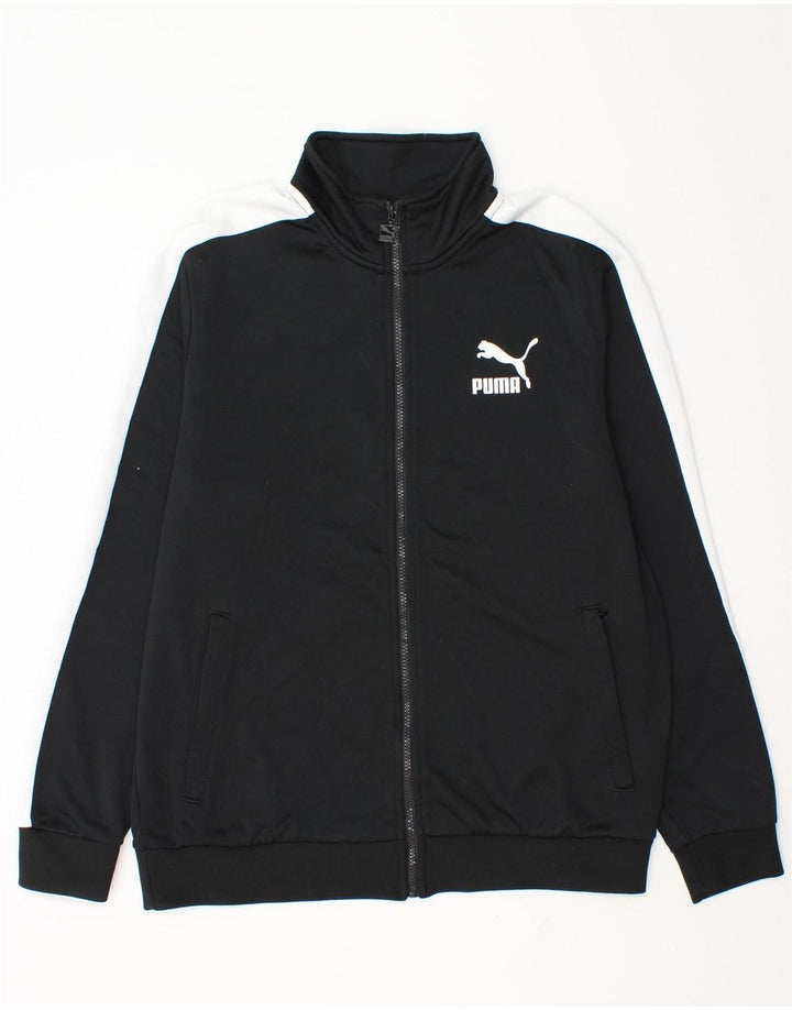 Ανδρική φόρμα Puma Μπουφάν με μεγάλο μαύρο χρώμα πολυεστέρα