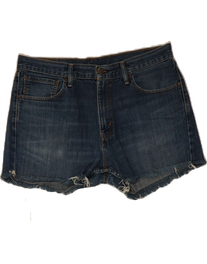 LEVI'S Womens 527 Denim Hot Pants W36 XL Blue Cotton Vintage Levi's and Second-Hand Levi's from Messina Hembry 