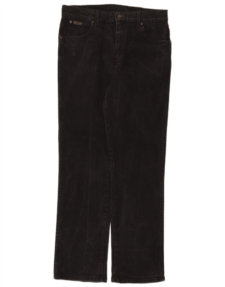 Ανδρικό τζιν ίσιο Wrangler Texas Stretch W33 L32 Μαύρο βαμβακερό