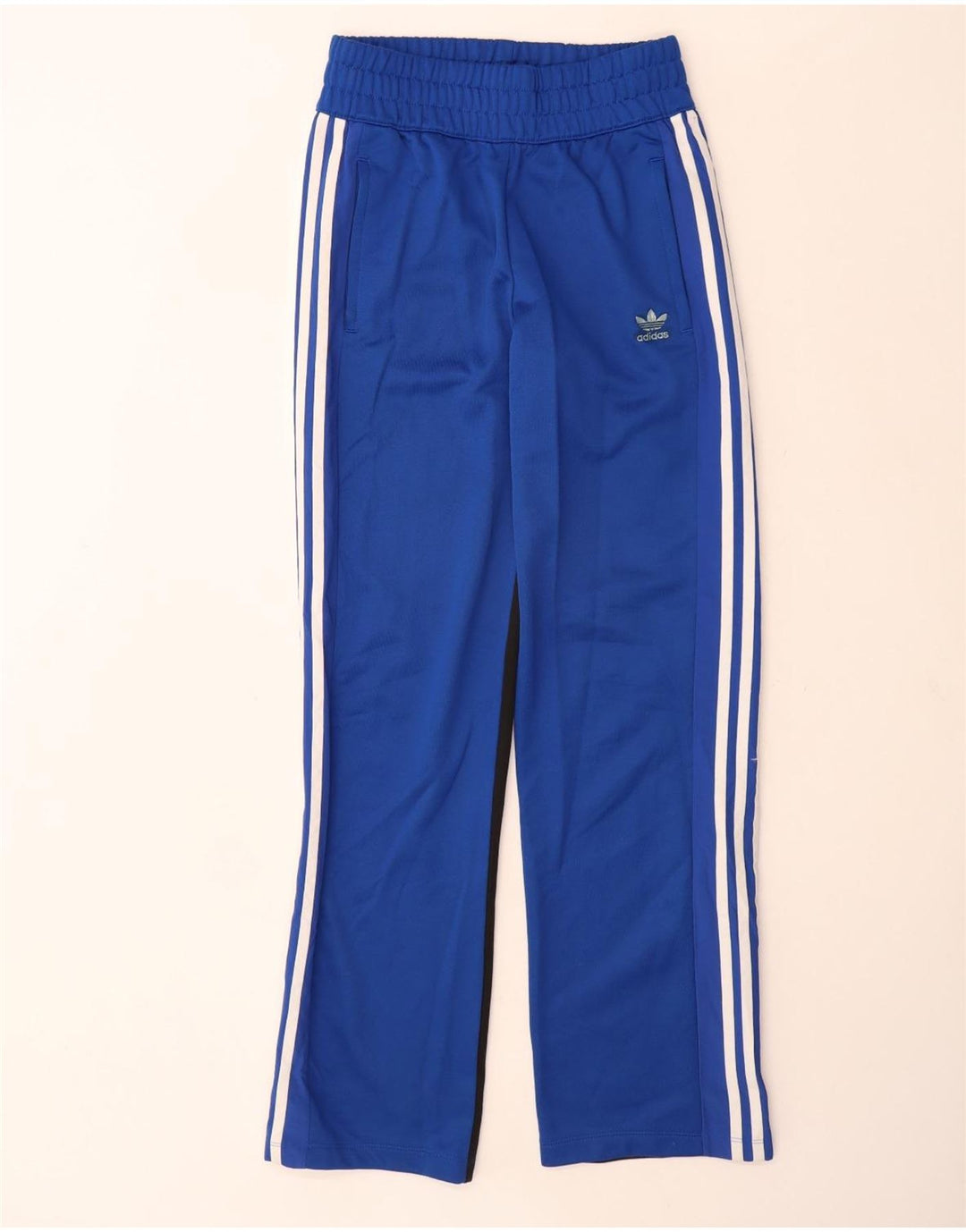 Γυναικεία αθλητική φόρμα Adidas Παντελόνι UK 8 Small Blue Colourblock Polyester