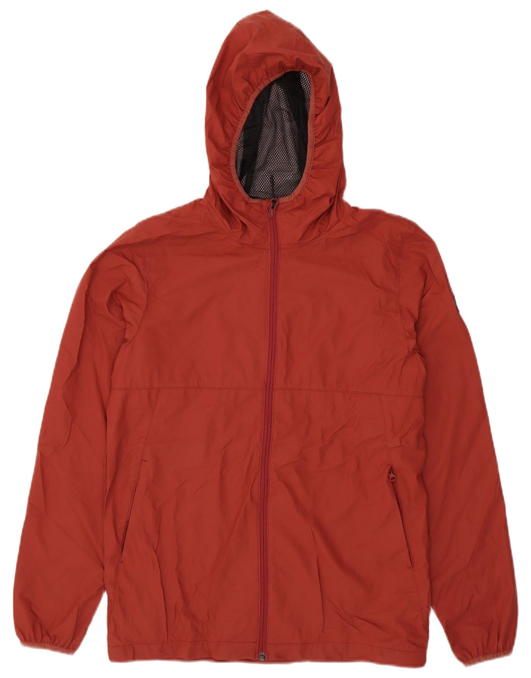 Quiksilver Ανδρικό μπουφάν βροχής με κουκούλα UK 36 XS Κόκκινο Πολυεστέρας