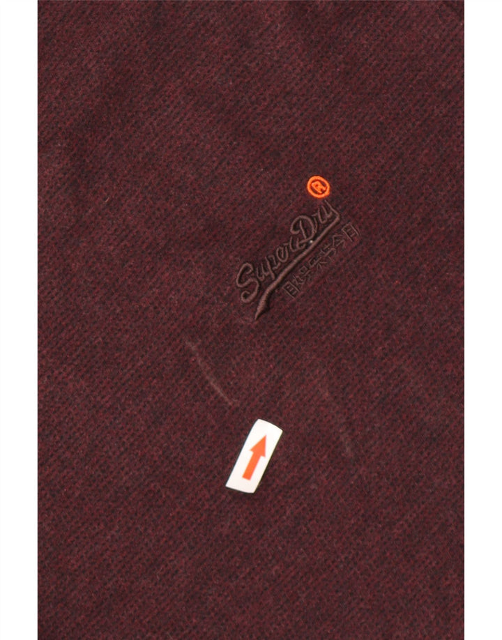 SUPERDRY Ανδρικό τοπ μακρυμάνικο μεγάλο μπορντό