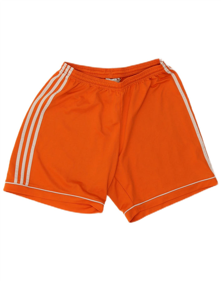 Ανδρικό σορτς Adidas Climalite Sport μεγάλο πορτοκαλί πολυεστέρα