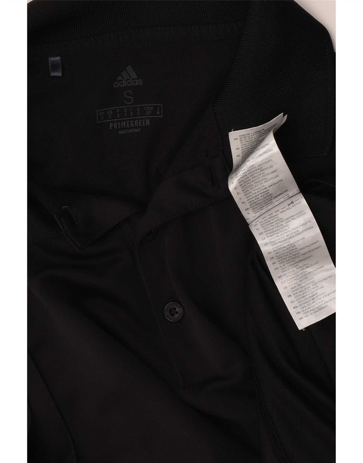 Ανδρικό πουκάμισο Adidas Polo Μικρό Μαύρο Πολυεστέρα
