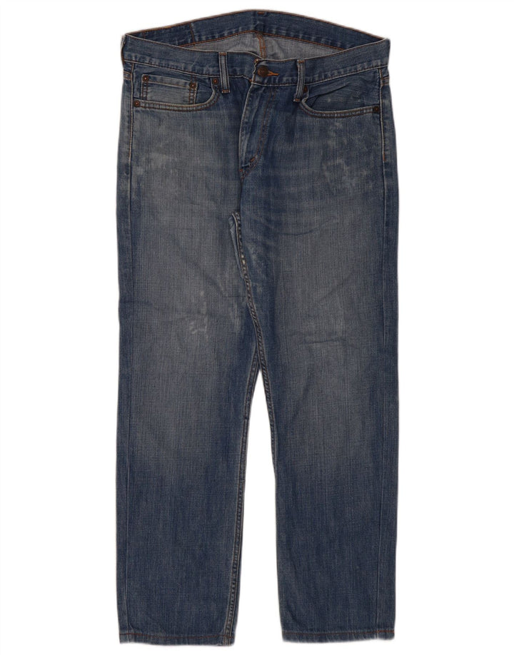 Levi's Mens 514 Straight Jeans W34 L28 Blue Cotton