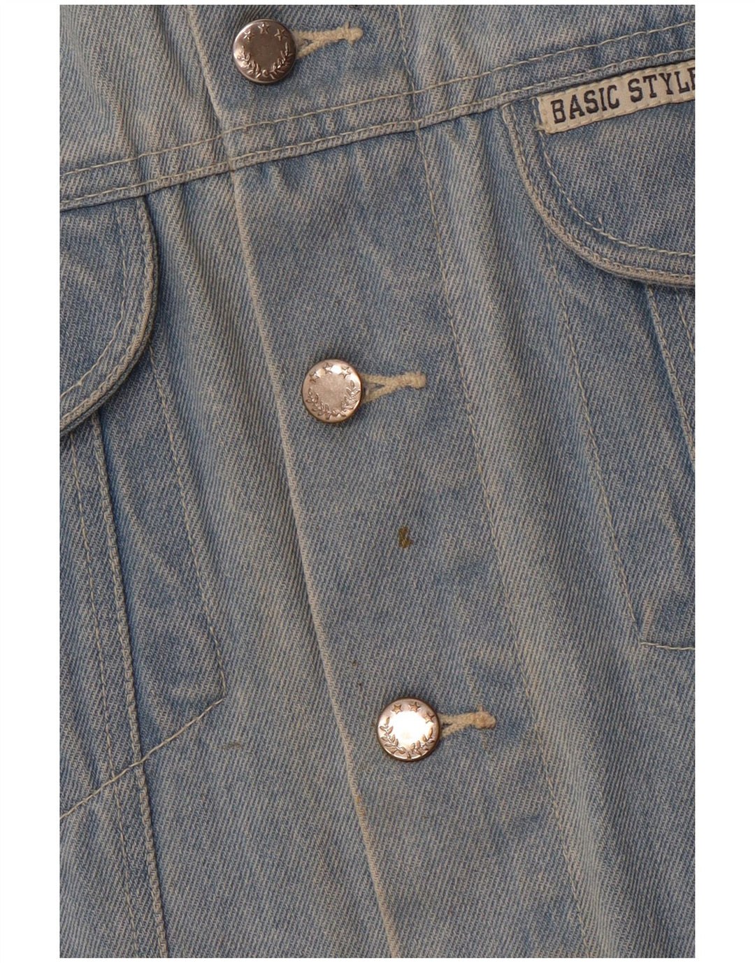 MARCEL CLAIR Ανδρικό Τζιν Gilet UK 42 XL Μπλε Βαμβακερό