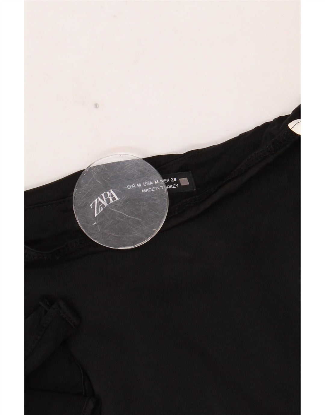Zara Γυναικεία Midi Φούστα Medium W28 Μαύρη