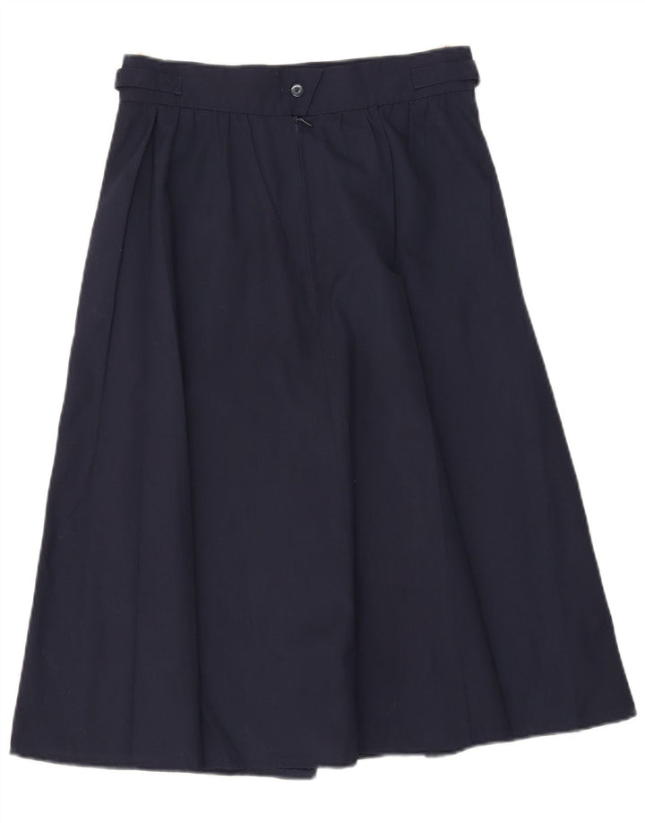 Vintage γυναικεία φούστα A-Line IT 42 Medium W29 Navy Blue Polyester