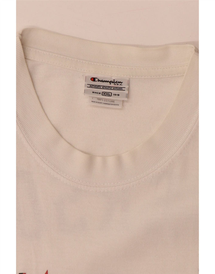 CHAMPION Ανδρικό γιλέκο γραφικών Allen Iverson Philadelphia Top 2XL Off White