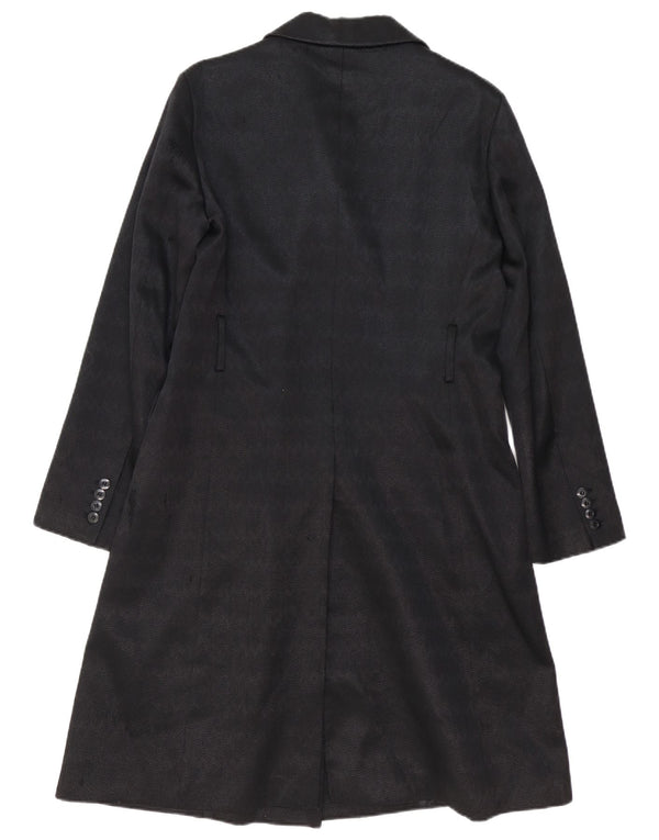 Strenesse Gabriele Strehle Γυναικείο παλτό με διπλό στήθος UK 14 Medium Black