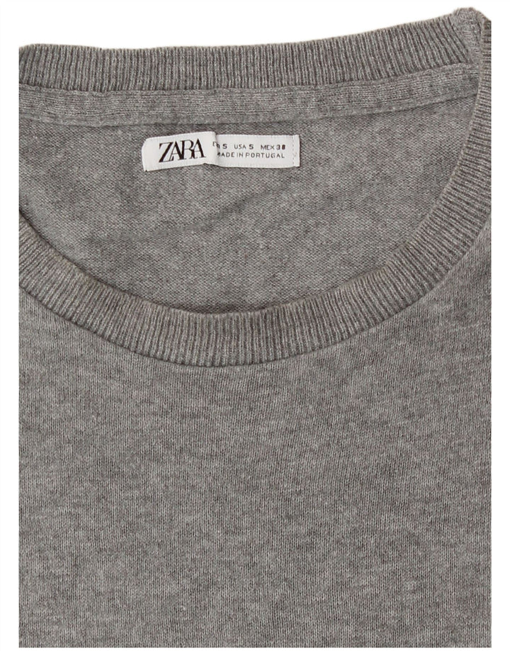 Zara Ανδρικό T-Shirt Top Small Grey