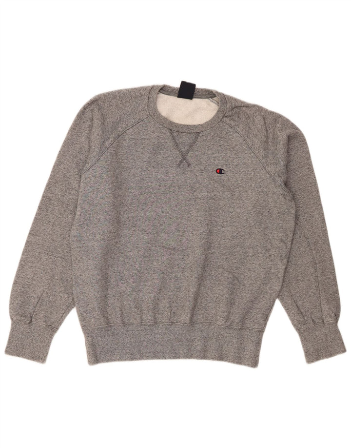 Champion Γυναικείο Φούτερ Jumper UK 14 Βαμβακερό μεσαίο γκρι