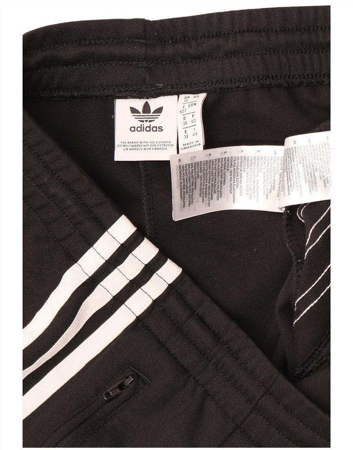 Γυναικεία αθλητική φόρμα Adidas Παντελόνι UK 12 μεσαίο μαύρο πολυεστέρα