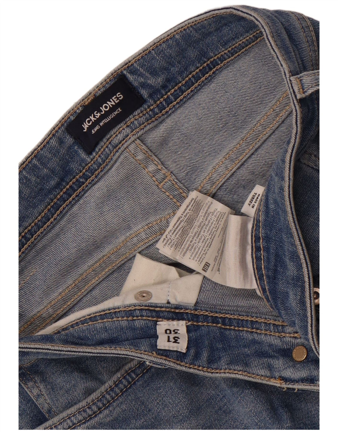 Jack & Jones Ανδρικό GLENN Slim Jeans W31 L30 Blue Cotton