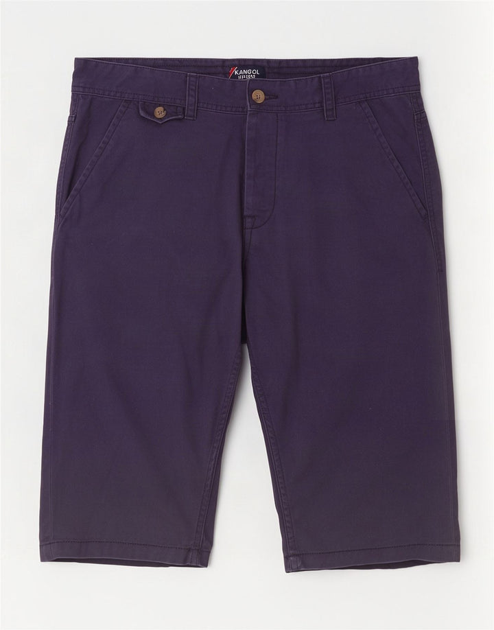Ανδρικό σορτς chino Kangol μεσαίο W32 Navy Blue, βαμβακερό