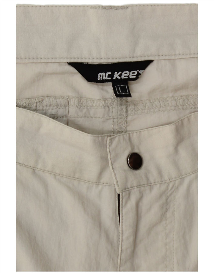 Ανδρικό σορτς Cargo MC Kee's Large W34 Grey Nylon