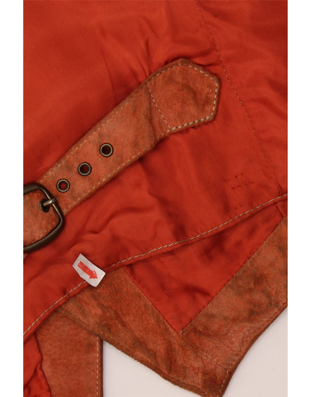 Vintage Ανδρικό σουέτ Γιλέκο Μικρό Καφέ Δερμάτινο