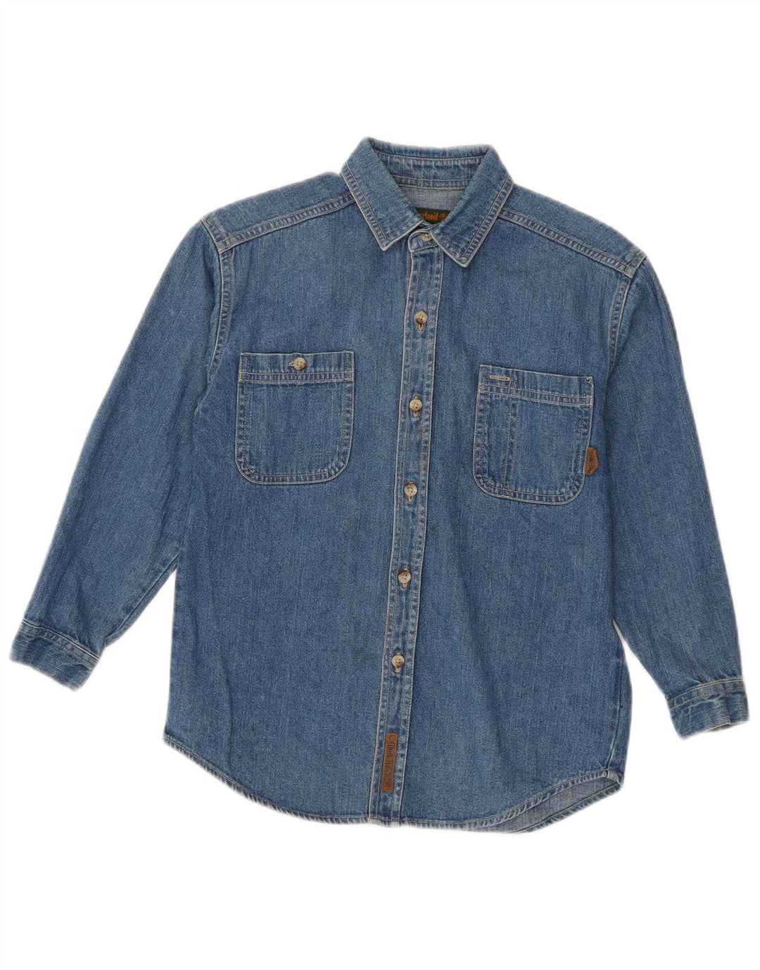 Μπλουζάκι Timberland Boys Denim 7-8 Years Blue Cotton