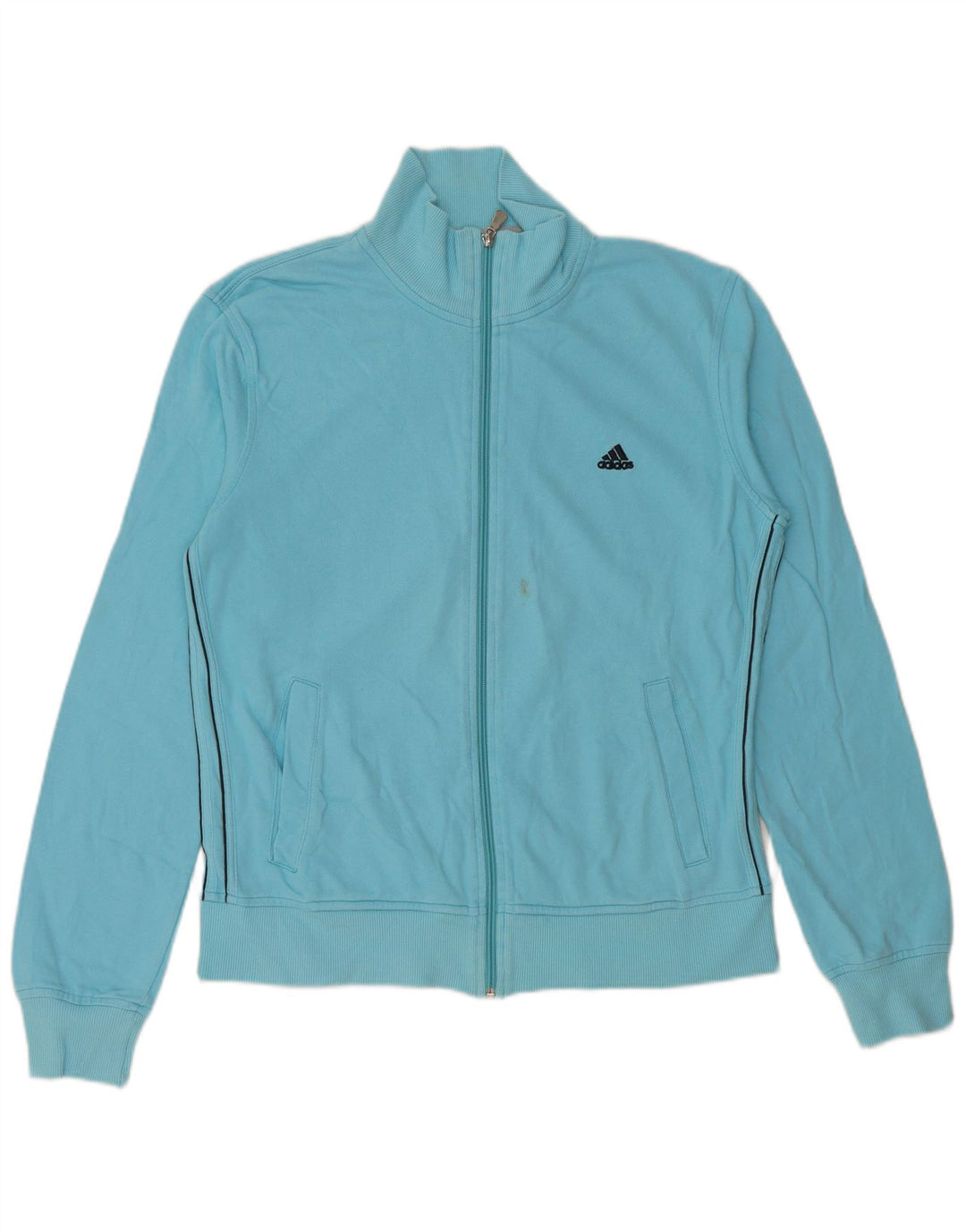 Γυναικεία αθλητική φόρμα ADIDAS Top Jacket EU 44/46 Μεγάλο μπλε βαμβακερό