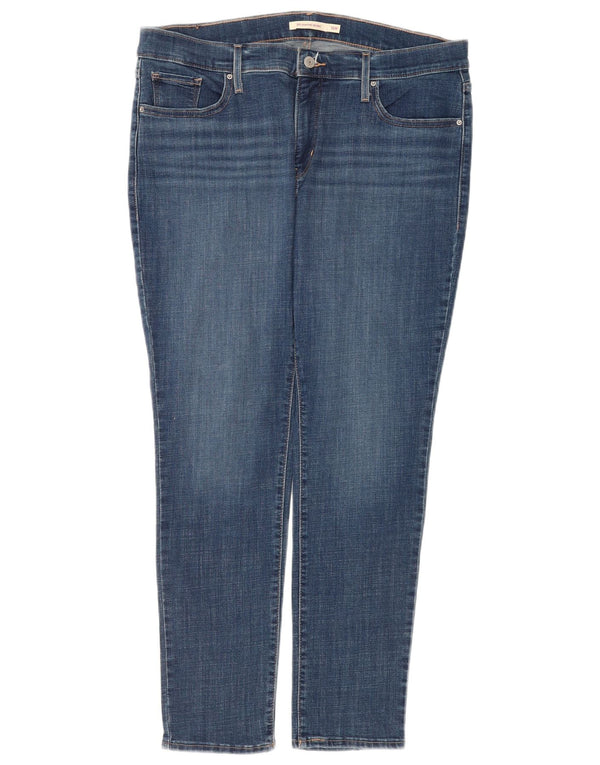 Levi's Womens 311 Shaping Skinny Jeans US 16 2XL W36 L30 Μπλε βαμβακερό