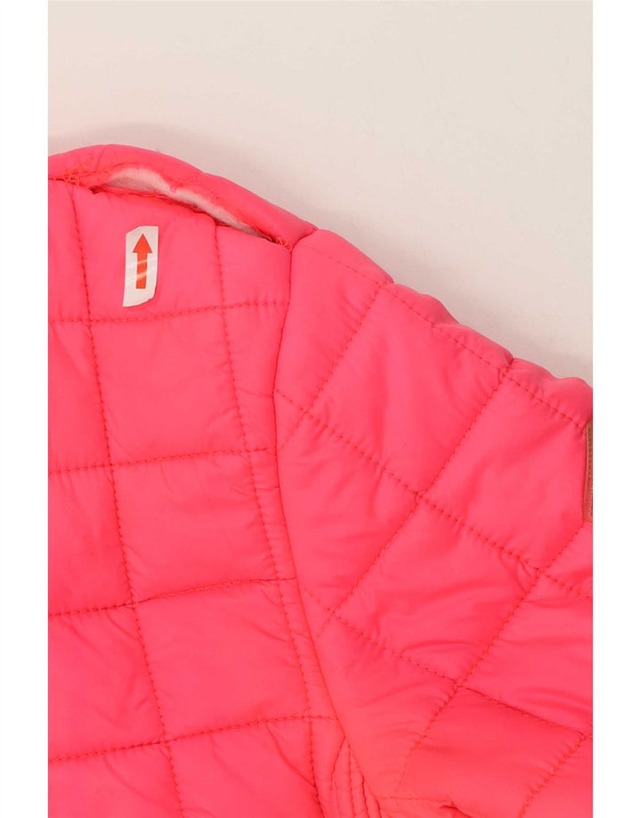 Superdry γυναικείο καπιτονέ μπουφάν με επένδυση UK 14 μεσαίου ροζ πολυεστέρα αθλητικά