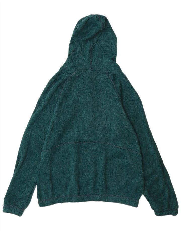 Eddie Bauer Γυναικείο πουλόβερ με λαιμό κουμπιά UK 14 Μεσαίο πράσινο πολυεστέρα