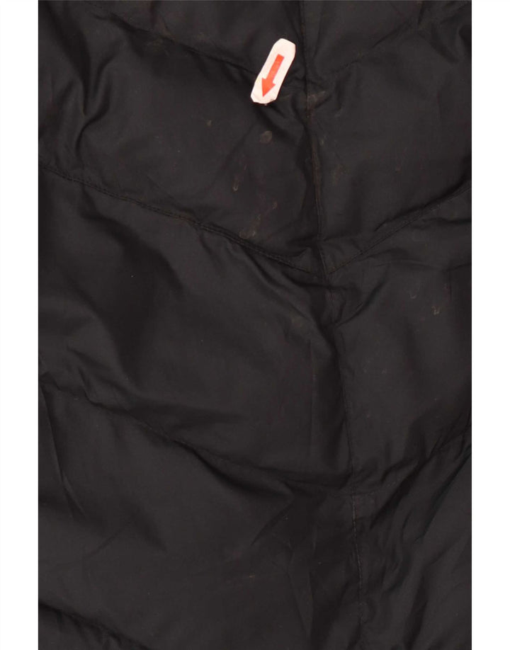 Nike Girls Hooded Jacket 8-9 Years Small Black
