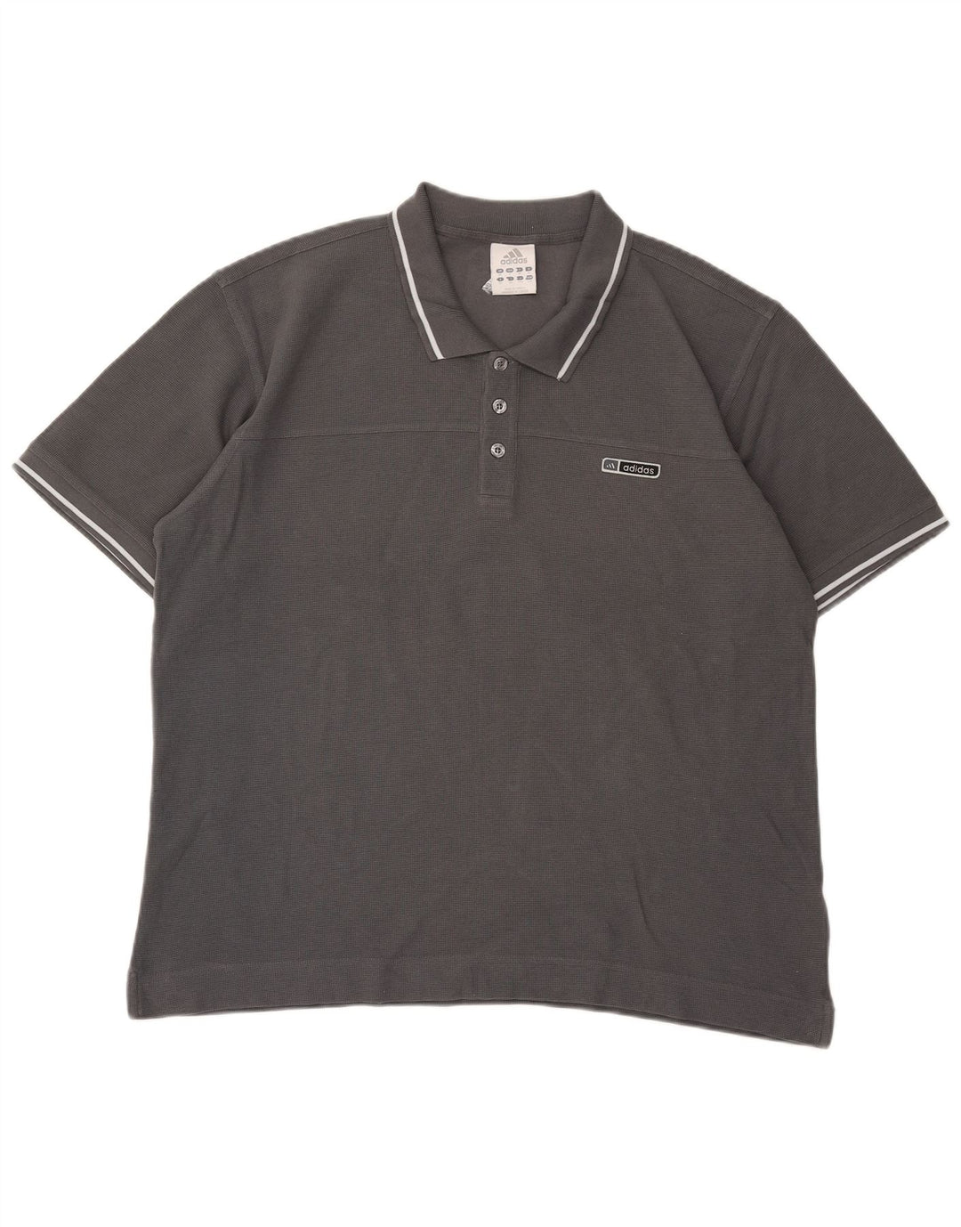 Ανδρικό πουκάμισο Adidas Polo XL Γκρι βαμβακερό