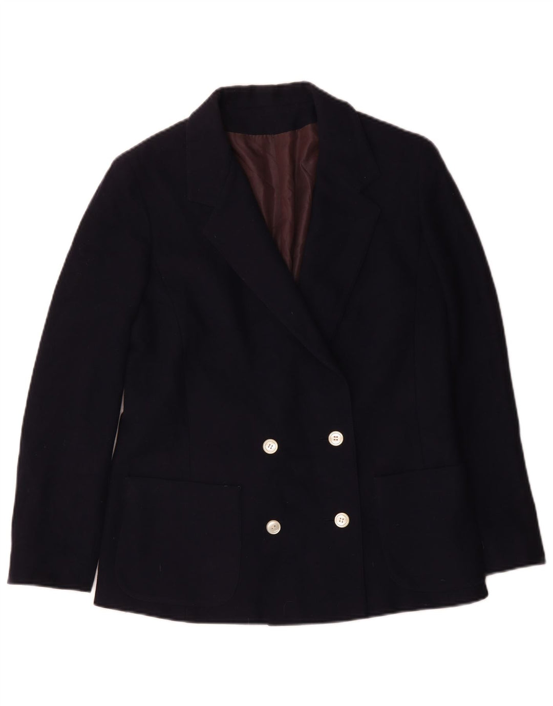 Vintage Γυναικείο Διπλό Μπουφάν Blazer IT 46 Large Navy Blue