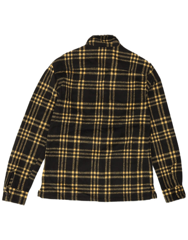 Ανδρικό φανελένιο πουκάμισο ALL SAINTS Small Black Check Polyester Classic