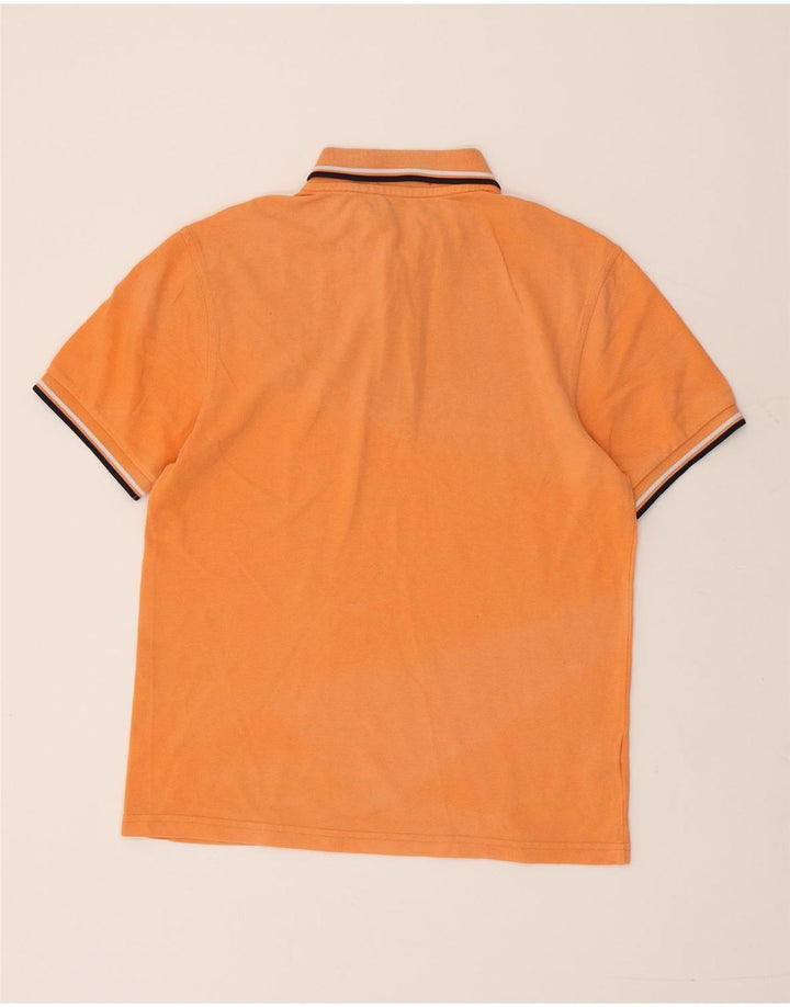 Ανδρικό μπλουζάκι πόλο FRED PERRY, μικρό πορτοκαλί βαμβακερό