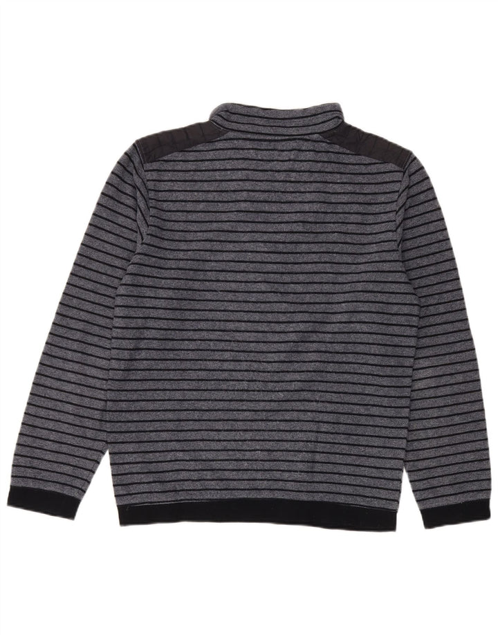 Essentials Ανδρικό τοπ Μακρυμάνικο Μικρό Navy Blue ριγέ