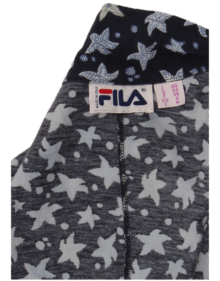 FILA Γυναικείο Αμάνικο Playsuit IT 40 Small Navy Blue Floral