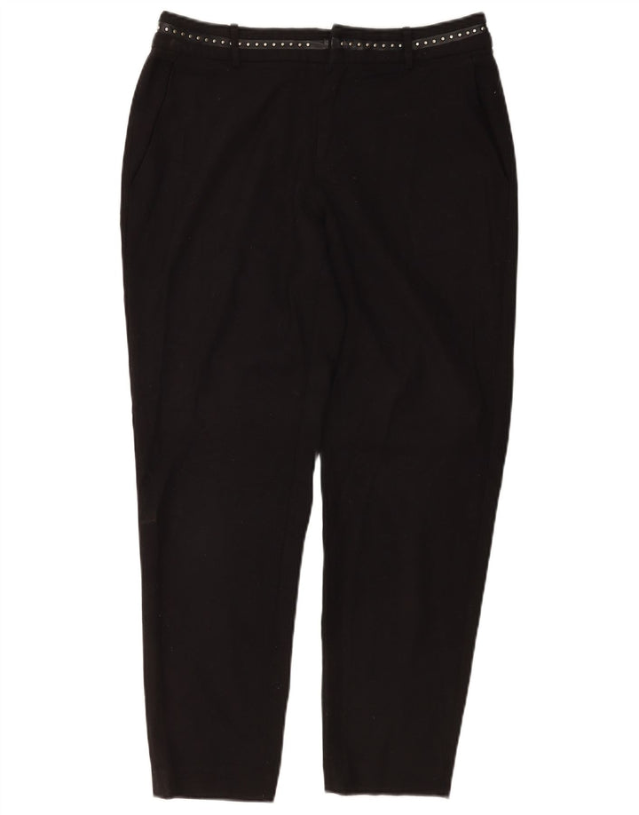 Guess Γυναικείο Slim Chino Παντελόνι UK 16 Large Μαύρο