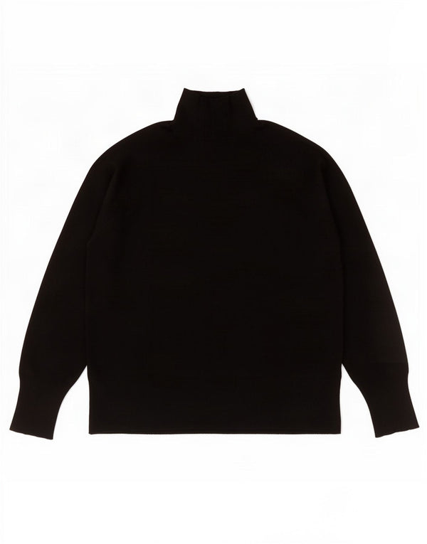 Zara γυναικείο πουλόβερ με λαιμό χελώνα UK 10 Small Black Viscose